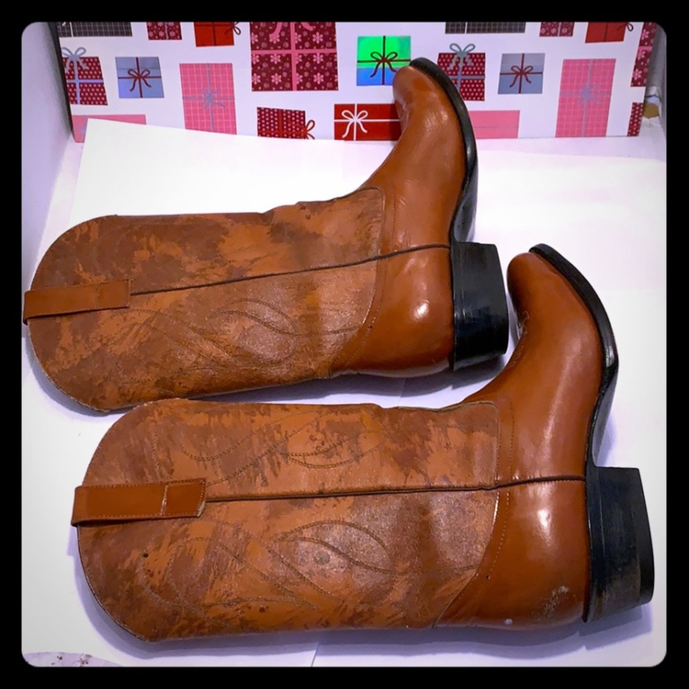GentlyUsed Israel Mens Riding Boots. Size: 7.5 - Picture 12 of 16